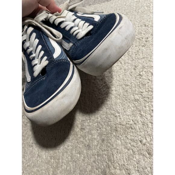 Vans M 10 /W 11.5 EU 43 Old Skool Skate Shoes Sneakers Suede Leather Blue 500714 main image 12